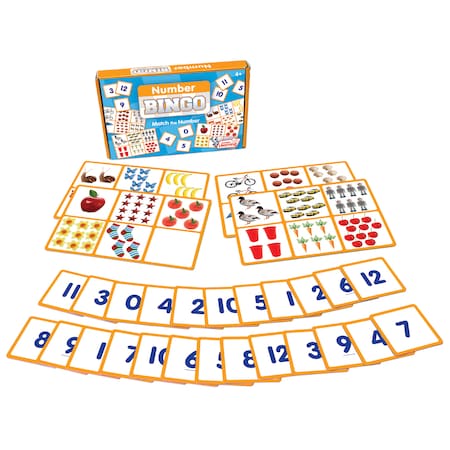 Junior Learning Number Bingo, Paperboard, Multi, 4-7 Years JL546